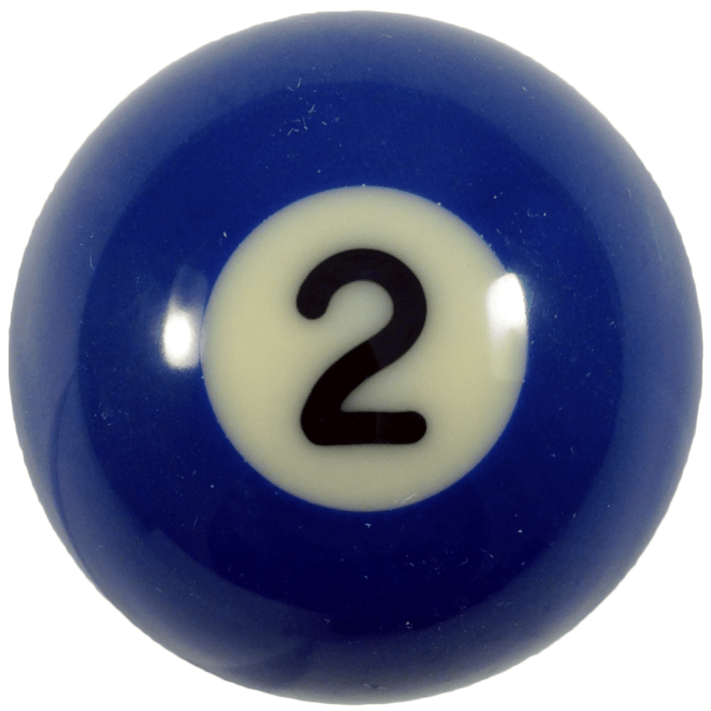 New Number Two 2 Billiard Pool Ball