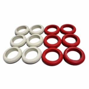 Bumper Pool Table Post Rubber Rings - Set of 12 | moneymachines.com