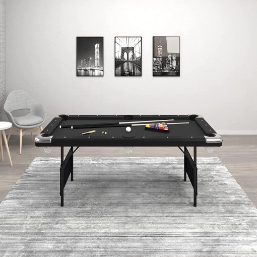 Fat Cat 3-in-1 6' Flip Multi-Game Table – White Billiards